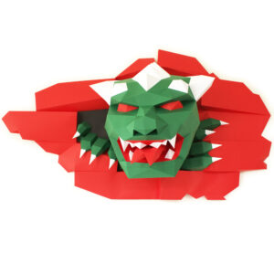 Monster "Ewall" Bastelbogen