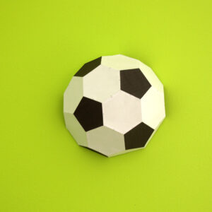 Fußball Bastelbogen Pille