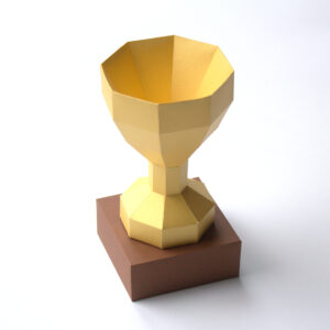 Pokal Bastelbogen "Winner"